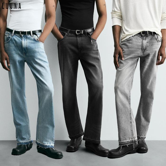Luunashop Celana Jeans Pria Zaara Men Flare Fit Jeans