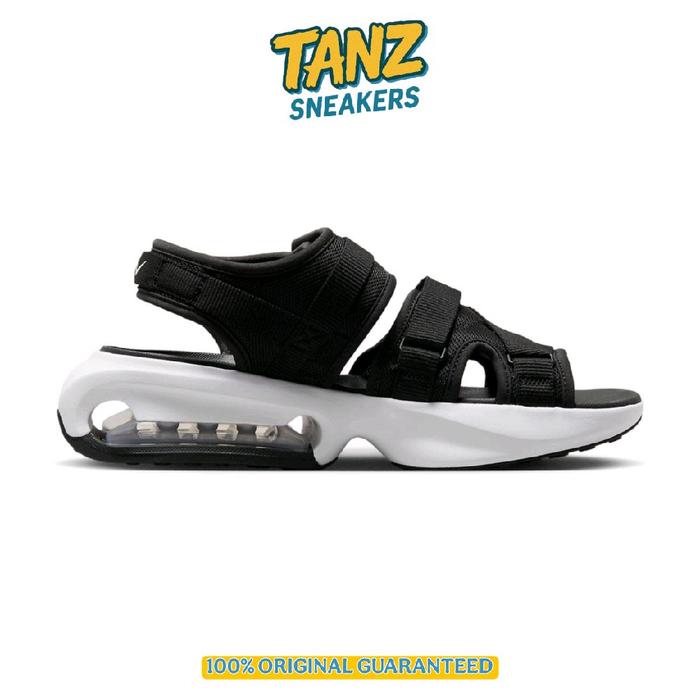 SANDAL PRIA NIKE AIR MAX SOL BLACK WHITE DD9972-002 ORIGINAL 100% RESMI