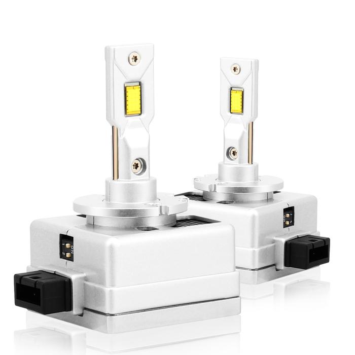 2PCS D3S LED Headlights HID D1S D2S D4S D5S Turbo LED 12000LM