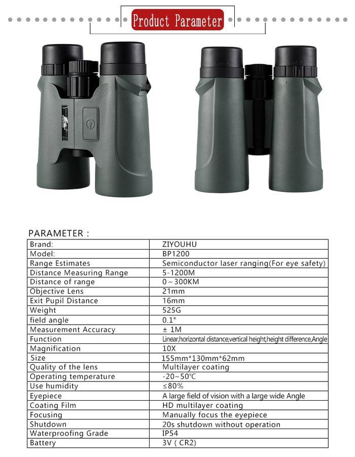Factory HD Zoom 10-300x40 Upgrade Portable High Power Monocular