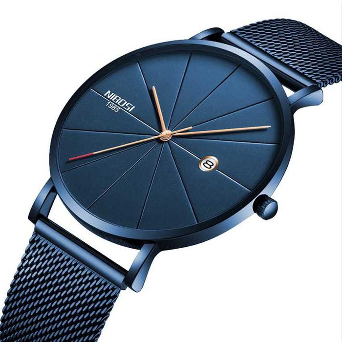 NIBOSI Jam Tangan Kasual Pria
