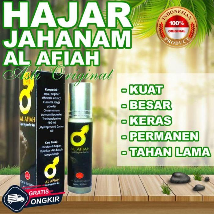 ORIGINAL Hajar Jahanam Alfiah Al Afiah BPOM Obat Kuat Perkasa Oles Tahan Lama Pria Ampuh Asli Origin