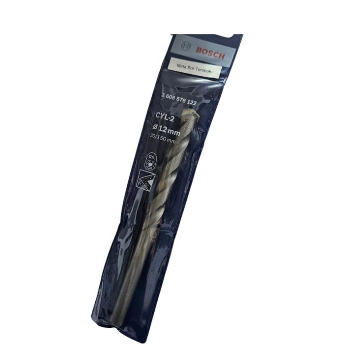 MATA BOR SET BOSCH BETON TEMBOK 12MM BOSCH CYL-2 ORIGINAL