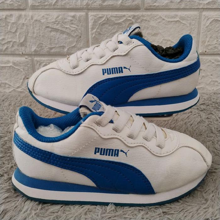 Sepatu Anak Second Puma Turin 2 PS Palace Blue Bekas Preloved