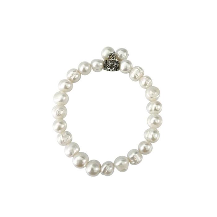 Gelang Mutiara Air Tawar Chrome Hearts