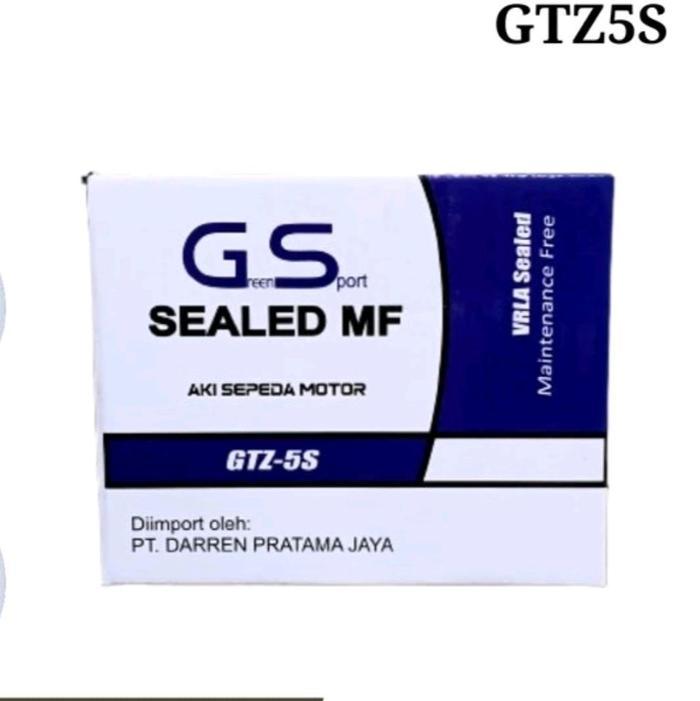 Aki Motor GS GTZ5 Mio Soul, MioZ, Mio M3 125, Mio GT 125, Mio J Accu