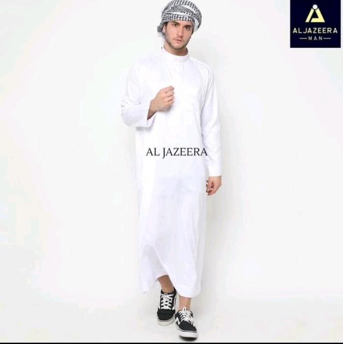 Al Jazeera Jubah Polyester Baru untuk Pria - Desain Sederhana dan Eksklusif dari Brand Al Jazeera