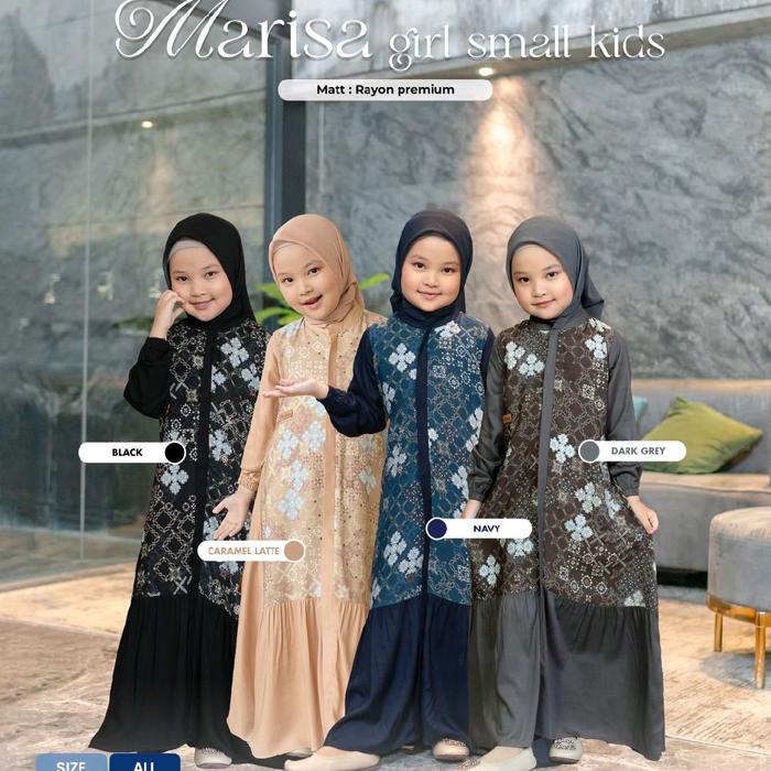Dres Marissa anak Sarimbit Ghina Fashion Gril smal kids