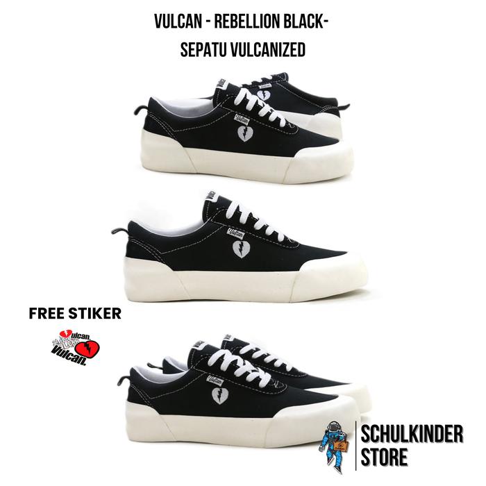 VULCAN - Rebellion Black- Sepatu vulcanized