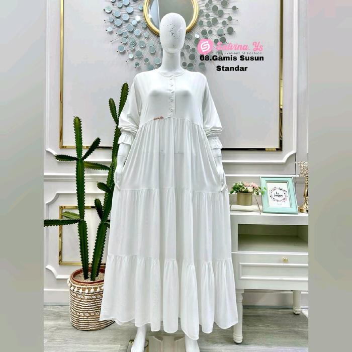 Gamis khusus putih salvina