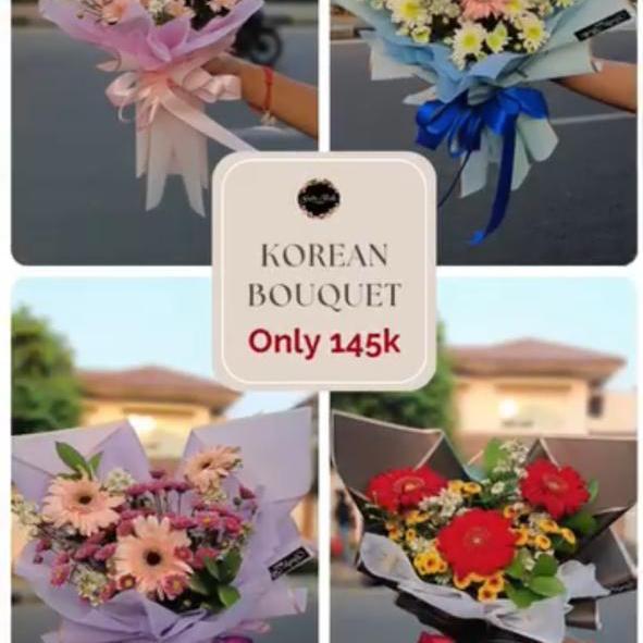 Korean Bouquet Lateks Bunga Palsu Bunga Viral Bouquet Murah Terbaru