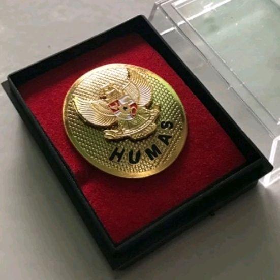 ready stok pin humas pin oval Humas