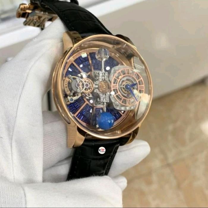 Jam Tangan JACOB  & CO Astronomia Strap Sligator Leather Swiss
