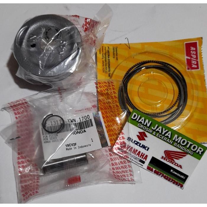 ASPIRA BORING PLUS PISTON KIT KODE PART K44 BEAT FI ESP SETREET SCOOPY FI ESP ORI ASTRA ASPIRA BLOK 