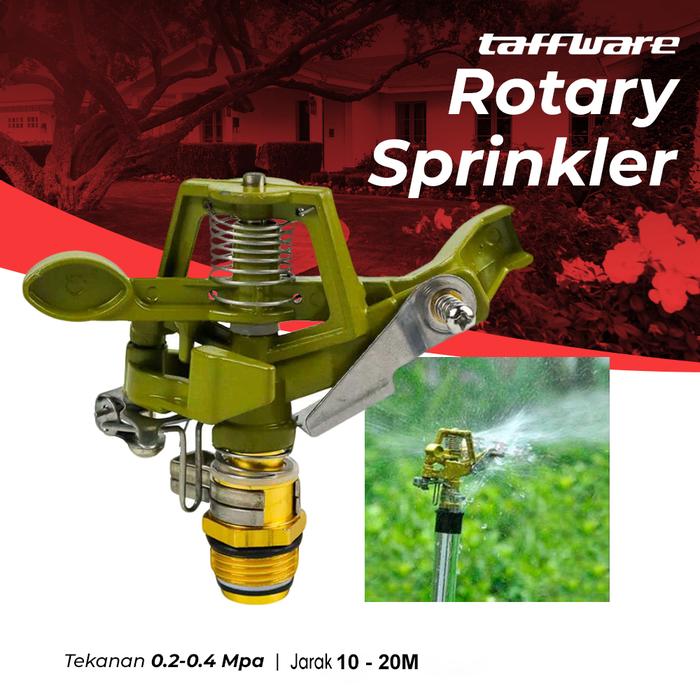 Cahaya Bundaran | Sprinkler Taman Rotating | Spray Nozzle Irigasi | Alat Siram Tanaman