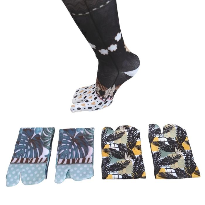 KAOS KAKI JEMPOL WANITA MUSLIMAH PRINTING JSJ-01 L PREMIUM