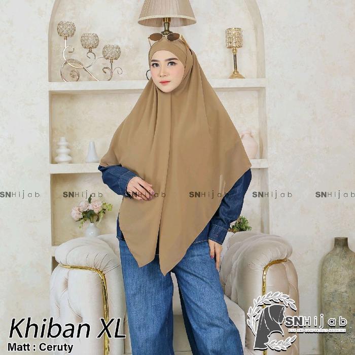 SN Hijab Jilbab Khiban XL - Hijab Elegan untuk Tampilan Menarik dan Nyaman