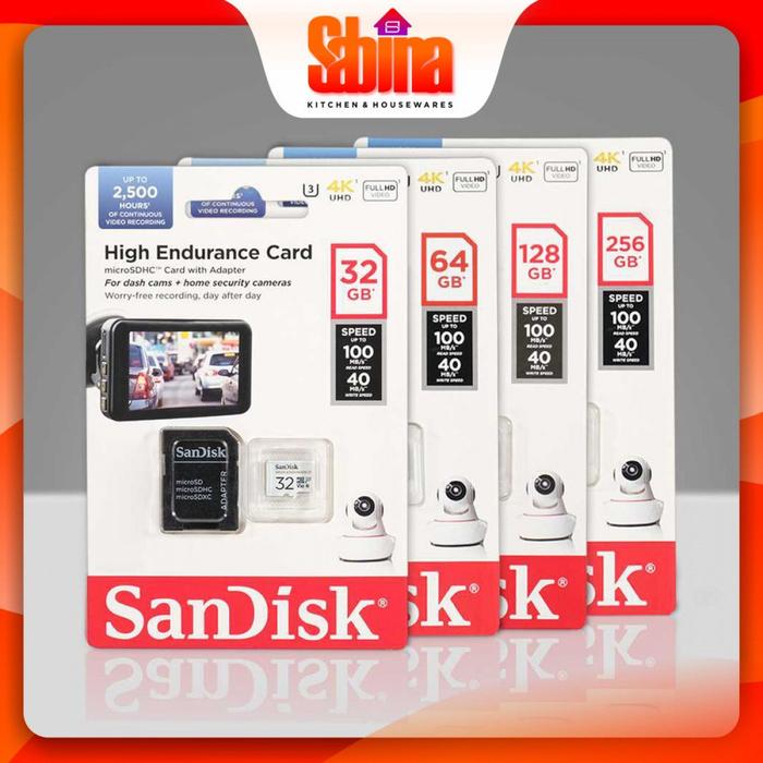 Kartu Memori Micro High Endurance microSD UHS-I Class 10 U3 100MB/s