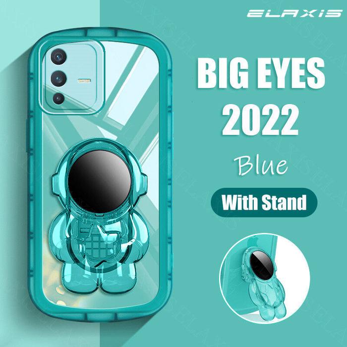 VIVO V23 5G Casing Ponsel Tahan Jatuh Silikon Chubby Transparan