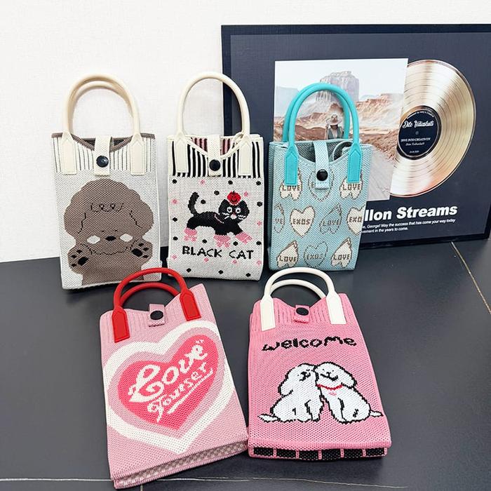 Tas HP Mini Rajut Selempang Sling Bag Rajut ringan Dan tebal