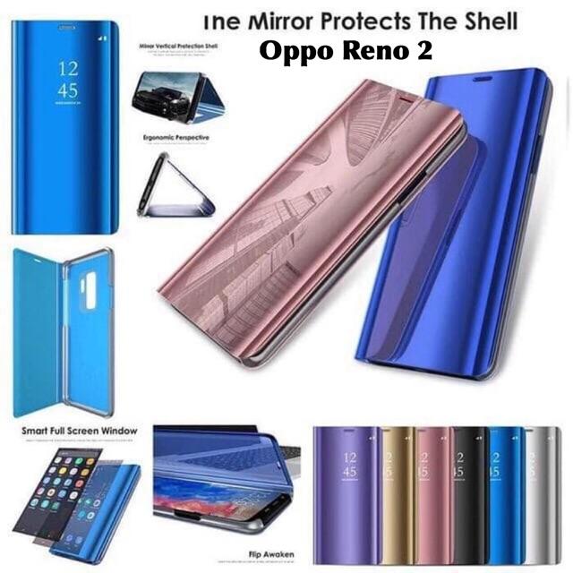 Flip cover mirror autolock Reno 2f/Reno 2/Reno 5/Reno 5f/Reno 6