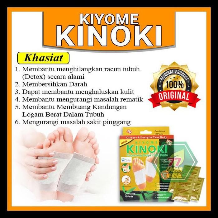 [𝐎𝐑𝐈𝐆𝐈𝐍𝐀𝐋] Kinoki Gold Koyo Kaki Detox Asli Isi 10Pcs