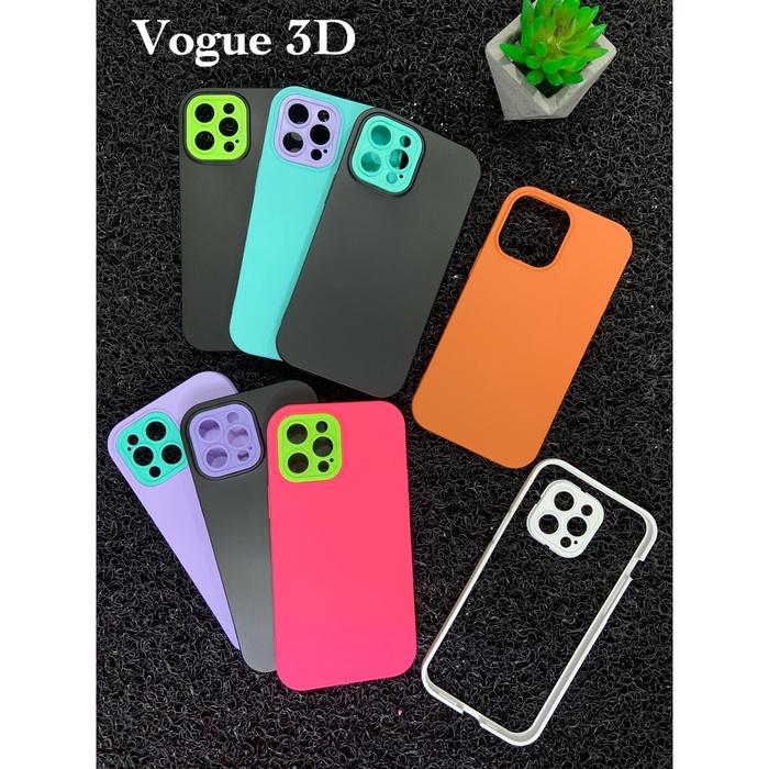 CASE IPHONE 11, IPHONE X/XS IPHONE XR, IPHONE 7 ,IPHONE 7 PLUS CASE MACARON 2in1- VOGUE 3D CASING HA