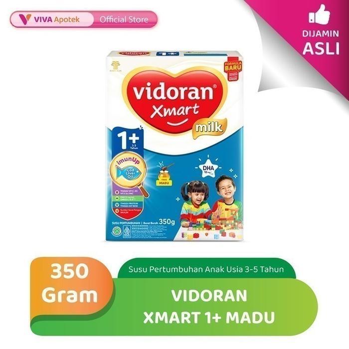 Vidoran Xmart 1+ Madu Susu Formula 1-3 Tahun - 350Gr