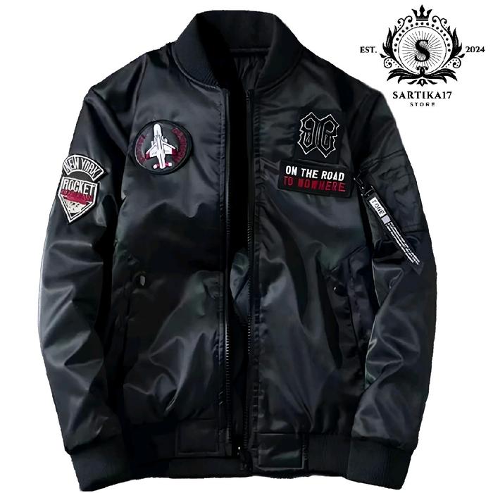 JAKET Motor PRIA MURAH BORDIR ON THE ROAD PRIA DAN WANITA UNISEX  Nyaman Simple Dan Elegan Semi Wate