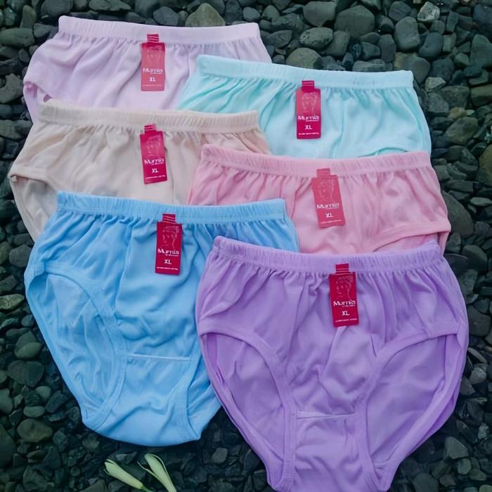 12 PCS CD Celana Dalam Wanita Dewasa Polos/CD Celana Dalam Remaja Andin/Katok Wanita SUPER promo Bag