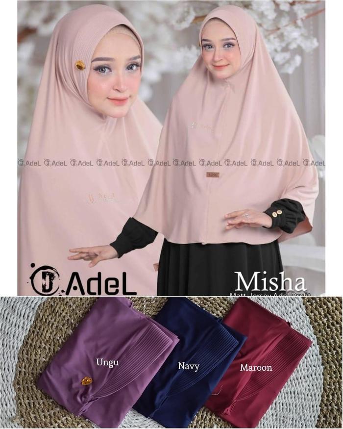 Jilbab Bergo Misha Jumbo By Adel Hijab