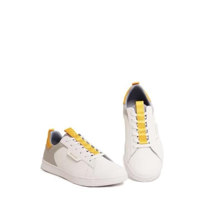￼Buccheri Filips Sneakers Man Yellow || BR2272 Casual Pria