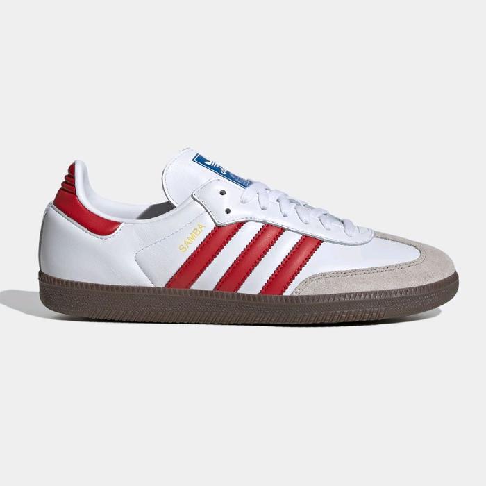 Sepatu Sneakers Casual Adidas Samba OG Unisex Authentic BNWB - Could White/ Better Scarlet/ Supplier