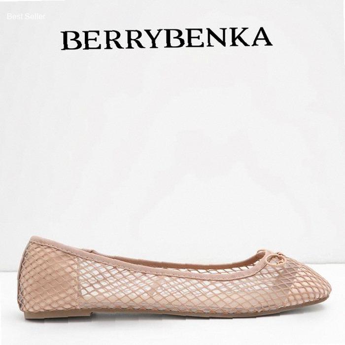 Berrybenka - Sepatu Flatshoes Comfy Wanita Sofia Mashina Mesh Flat Jaring | Kekinian
