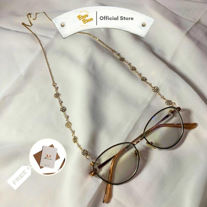 PCS / Tali Kacamata Manik-manik Kalung Strap Masker Aesthetic Motif Lucu Semarang Instan