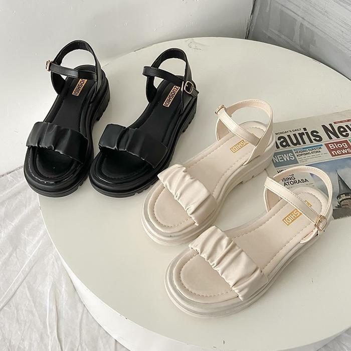 Produk Pilihan [Cozy] Nona Sandal Tali Korea Fashion Wanita Import