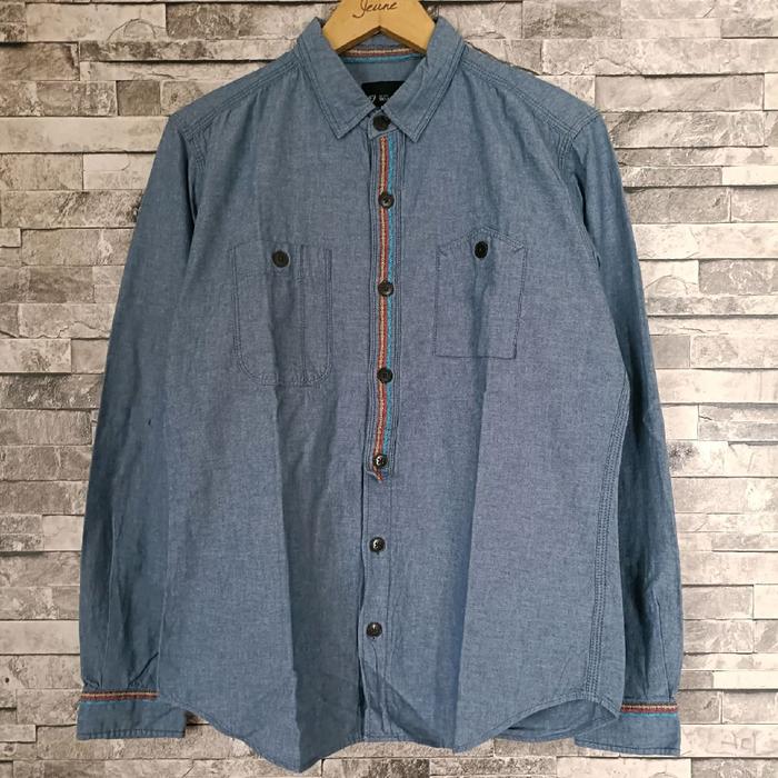 ( size L ) kemeja TK mixpice Takeo kikuchi work shirt