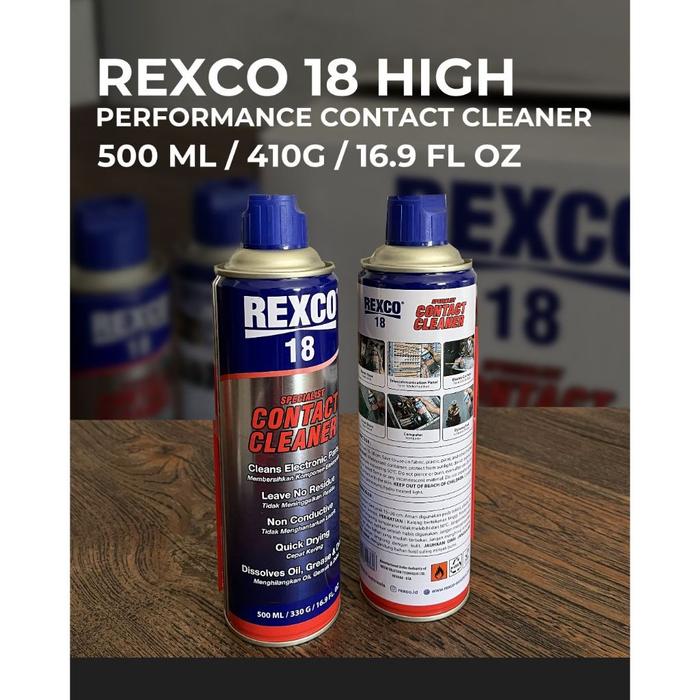 Rexco 18 Contact Cleaner Tersedia 220Ml & 500Ml