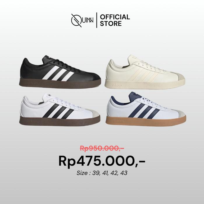 Sepatu Adidas VL Court Base Skate Shoes Sneakers Skateboarding Pria