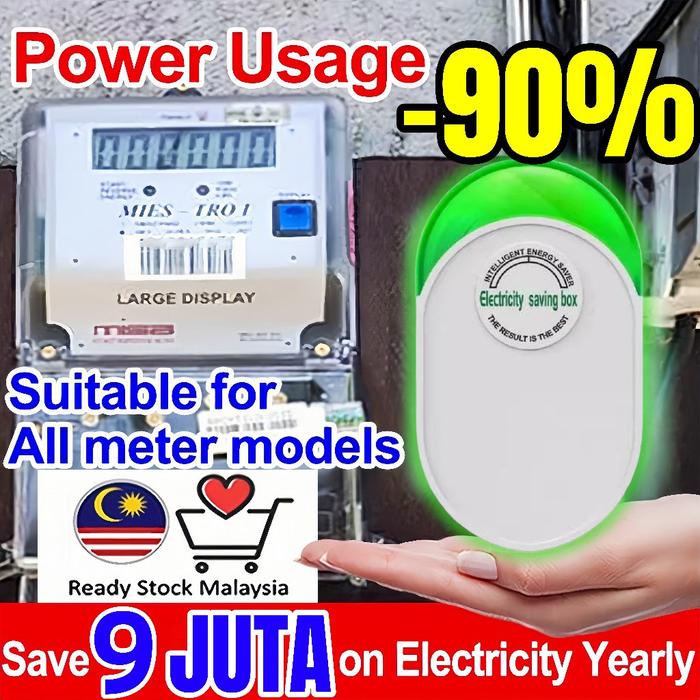 Alat penghemat listrik hemat daya 99% box meteran listrik token Electricity power saver Berlaku u