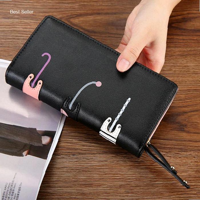 COD BAYAR DITEMPAT 02DW Dompet Wanita Panjang Kartu Dan Uang Dompet HP Anti Air Waterproof ORIGINAL 