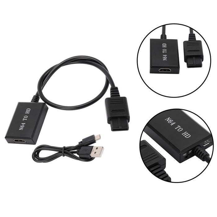 FOR N64 To HDMI Converter HD Link Cable Adapter For Nintendo Gamecube
