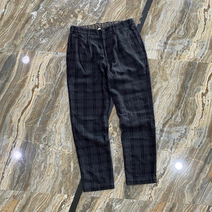 URBAN RESEARCH Tartan wool pants