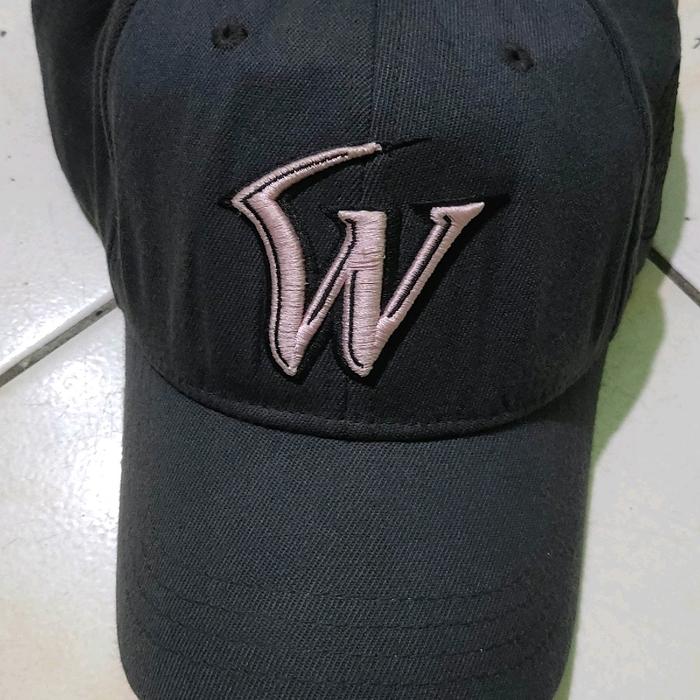 Topi Sk Wyverns Elegan Caps, Bahan Katun, Capit Besi, Warna Abu-abu