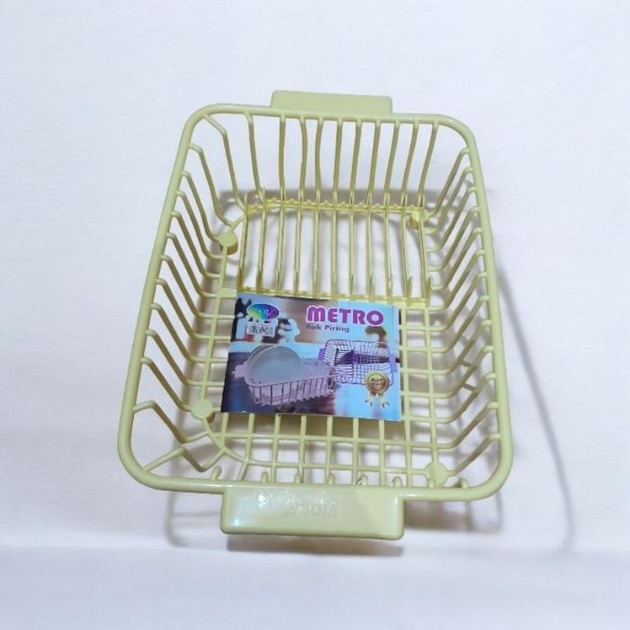 Rak Piring Dapur Wastafel / Tatakan Piring Metro Viola / Rak Pengering Piring Mangkuk