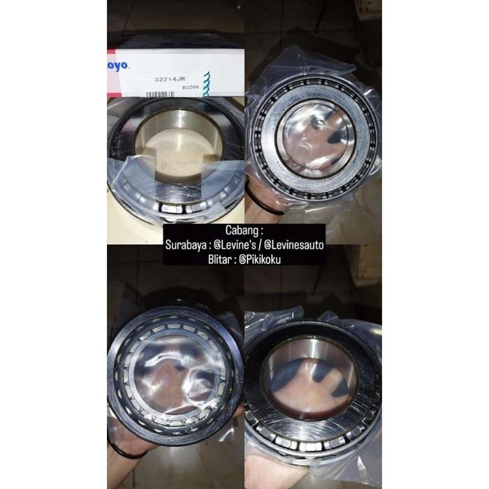 bearing pinion gardan canter / laker 32214 JR koyo Jepang / laker gardan samping canter / bearing ga