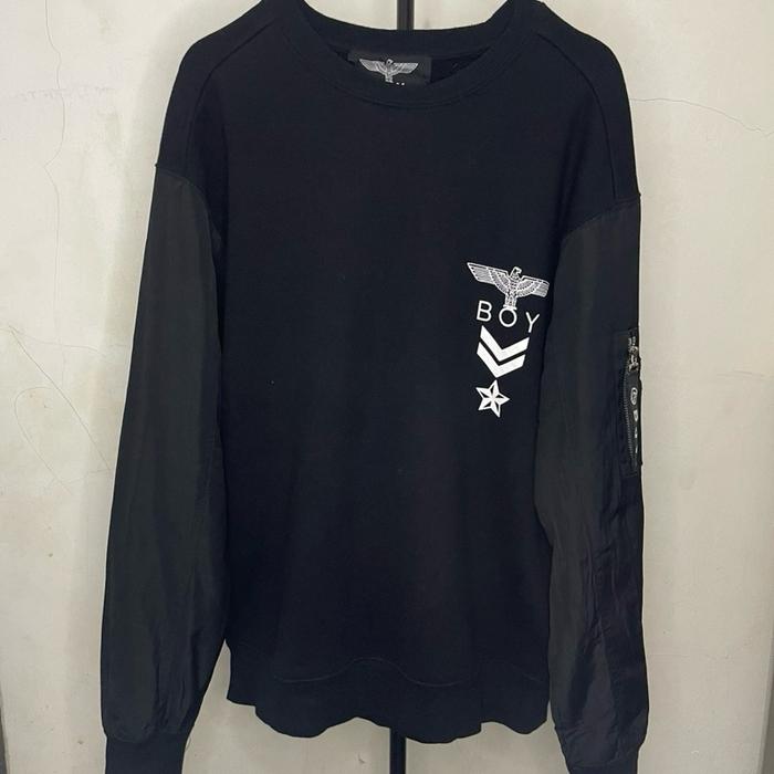 Crewneck Boy London bukan MLB New Era Burberry