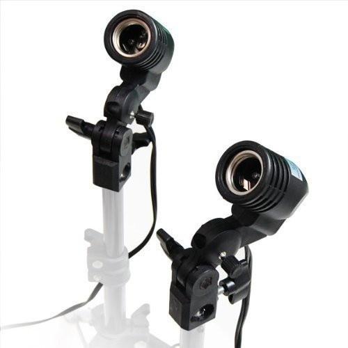 Tripod 2m + Lamp Holder Single Socket E27 Dudukan Payung FITTING LAMPU Grosir