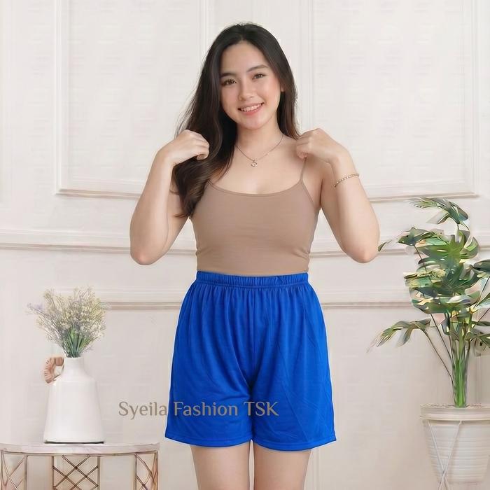 Celana Pendek Short Sontog Rangkepan Daster Gamis Rok Wanita Remaja Dewasa Lansia Ukuran L XL Jumbo