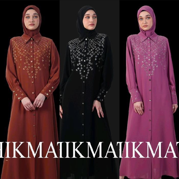 Abaya Hikmat A3046 Original Premium Muslim Daster Abaya